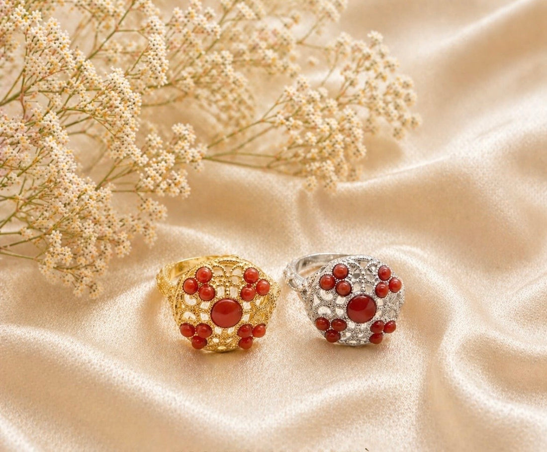 Anello Supreme Red Coral